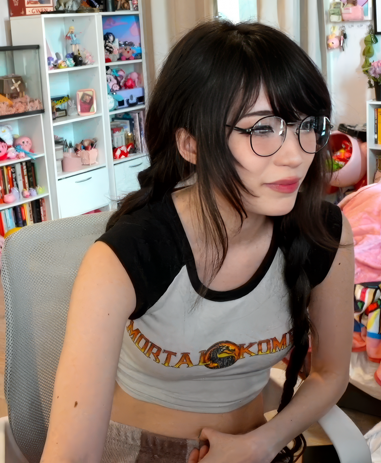 Sexy Asian Brunette Gamer Girl Emi Ready To Play 28