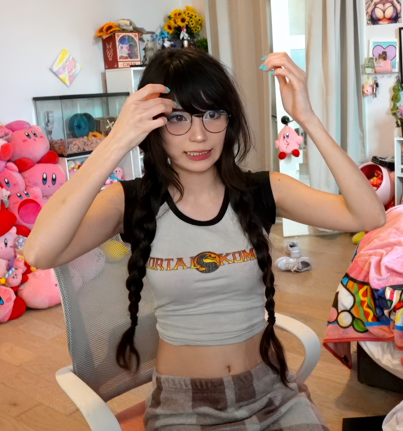 Sexy Asian Brunette Gamer Girl Emi Ready To Play 29