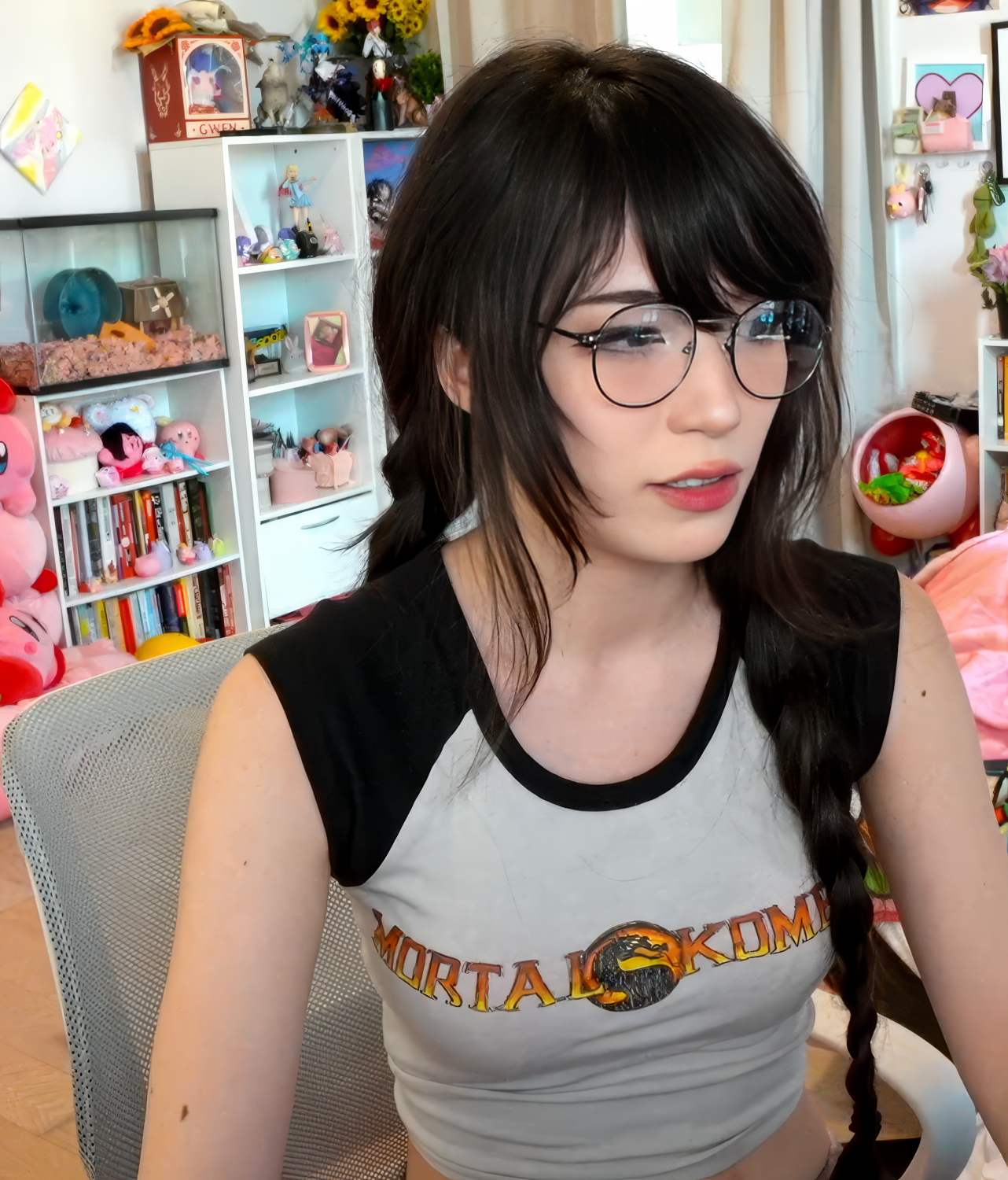 Sexy Asian Brunette Gamer Girl Emi Ready To Play 33
