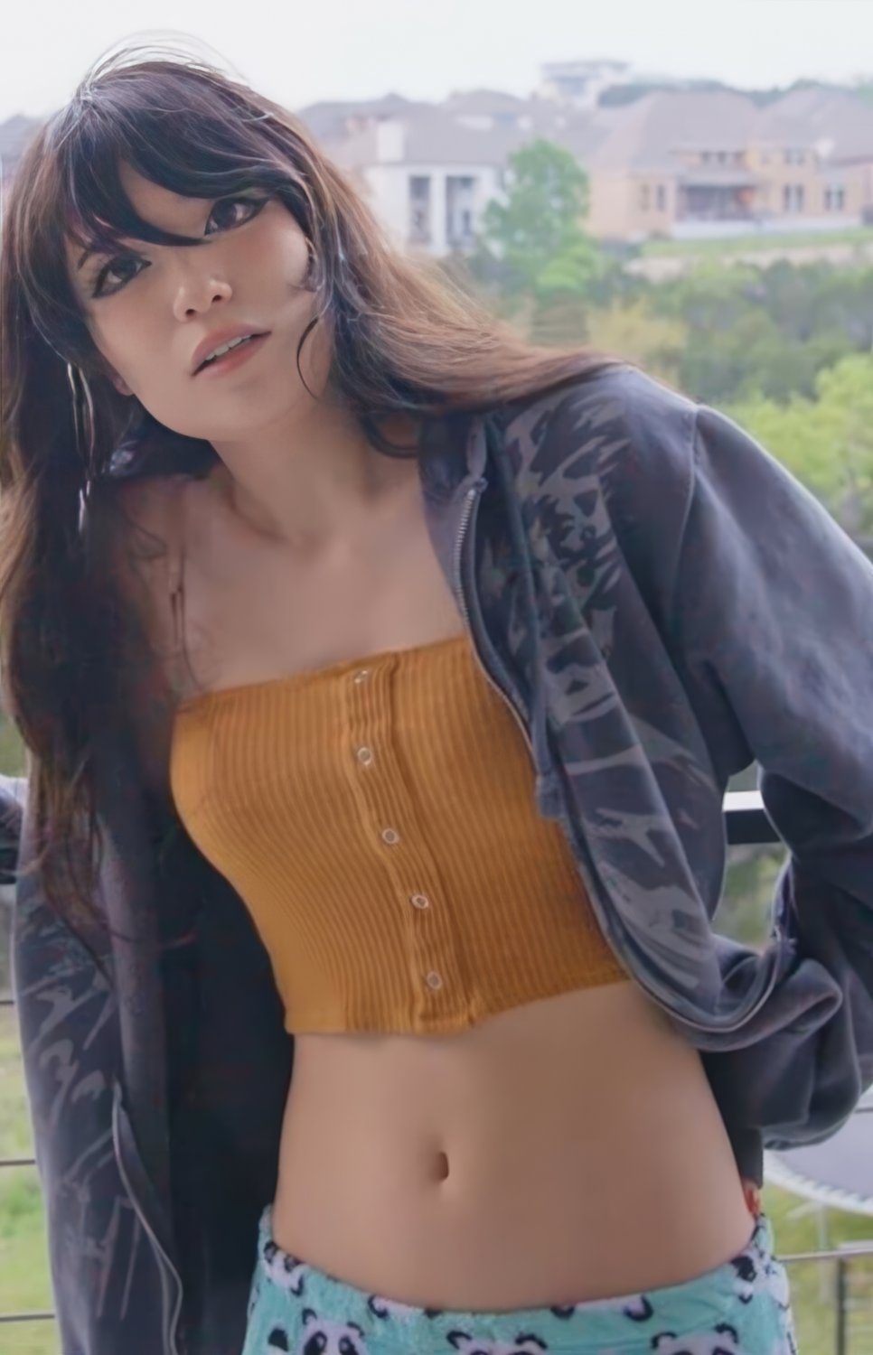 Sexy Asian Brunette Gamer Girl Emi Ready To Play 37