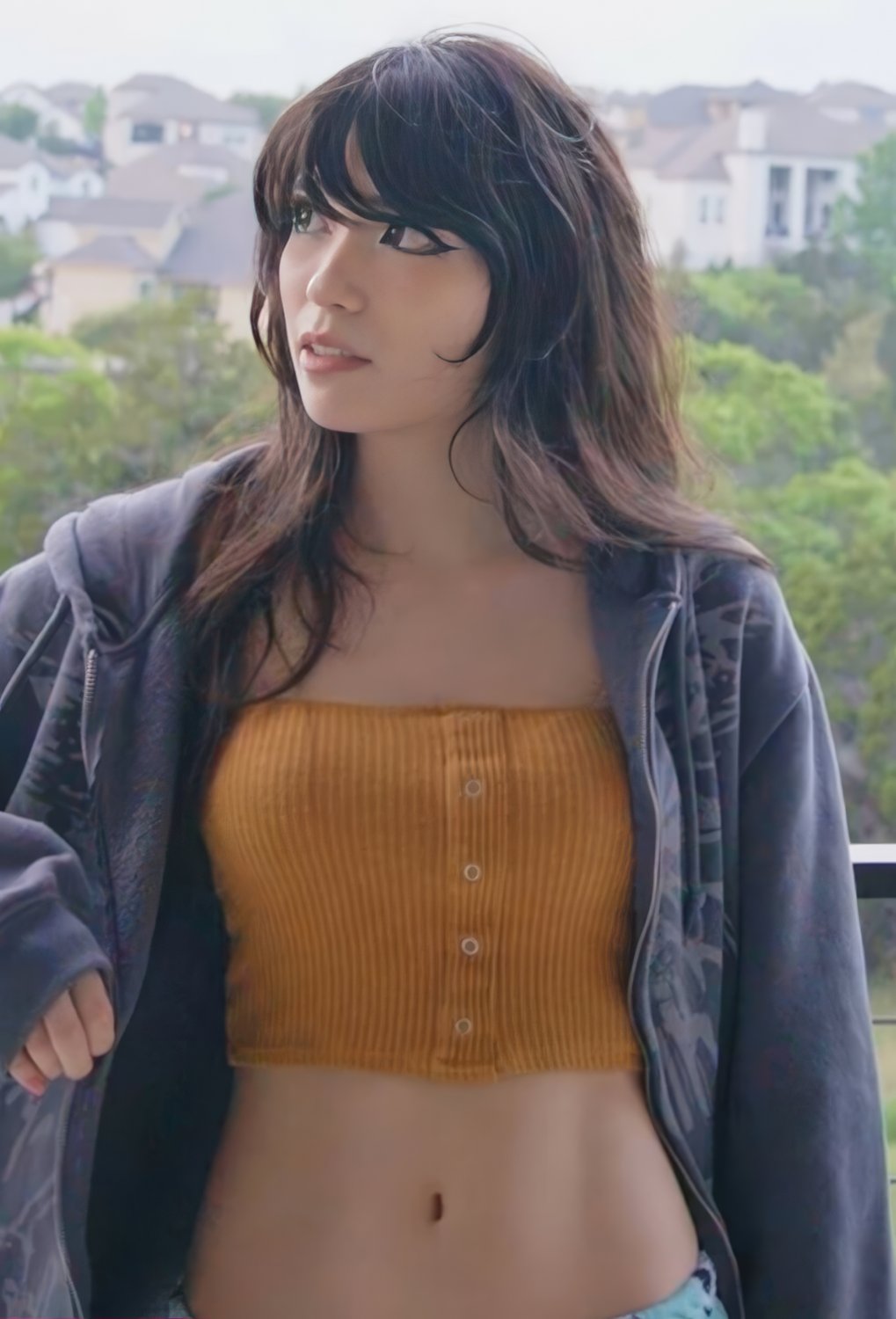 Sexy Asian Brunette Gamer Girl Emi Ready To Play 39