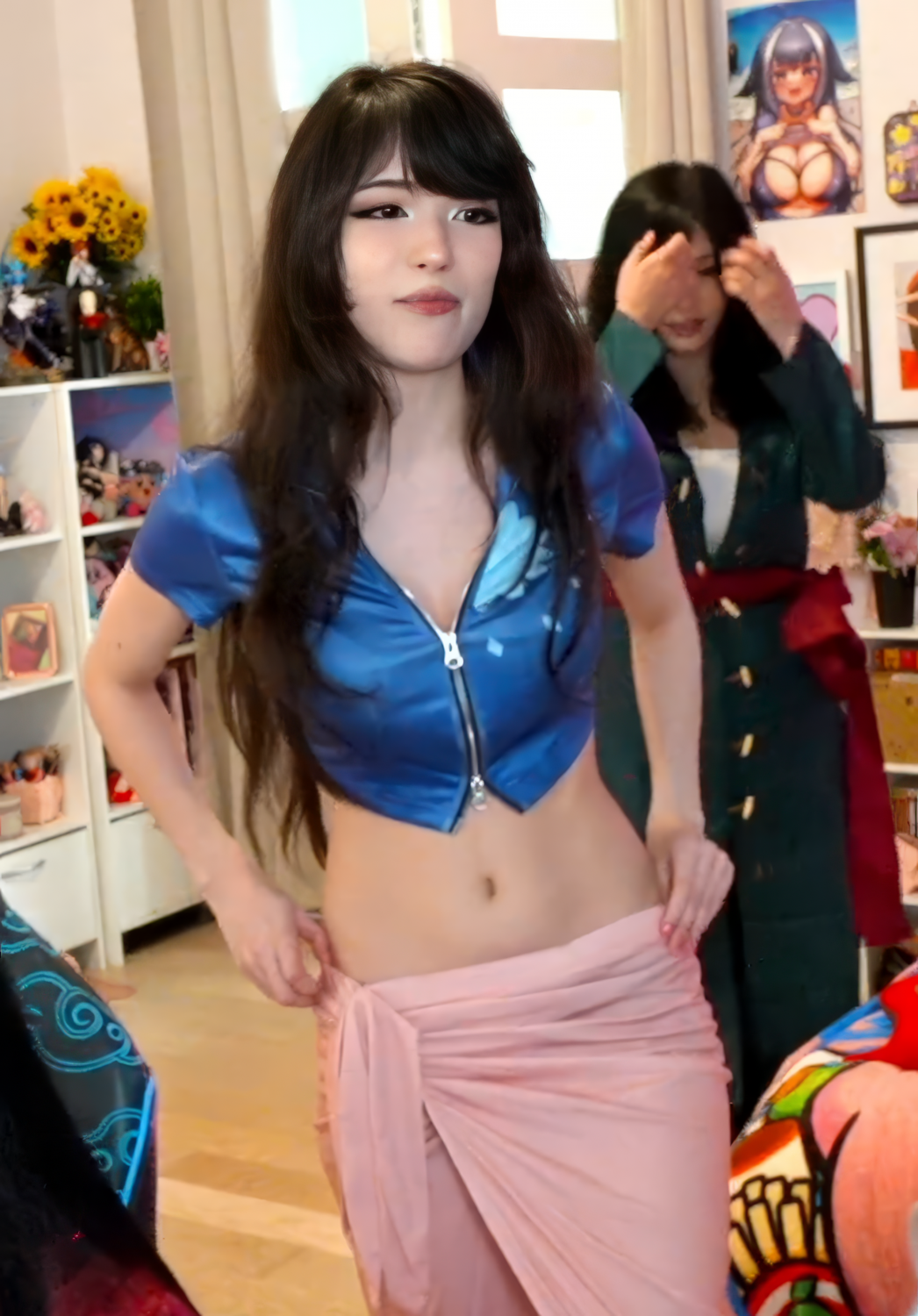Sexy Asian Brunette Gamer Girl Emi Ready To Play 49
