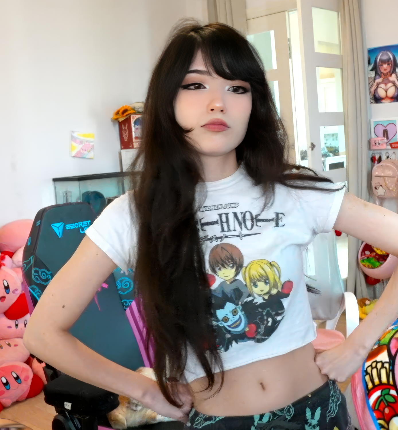 Sexy Asian Brunette Gamer Girl Emi Ready To Play 66