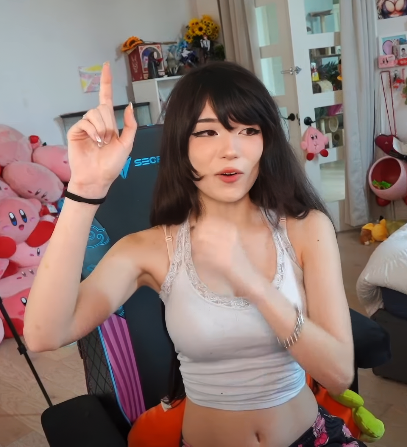 Sexy Asian Brunette Gamer Girl Emi Ready To Play 67