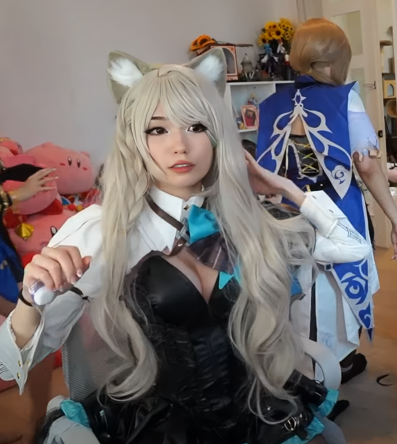 Sexy Asian Brunette Gamer Girl Emi Ready To Play 70
