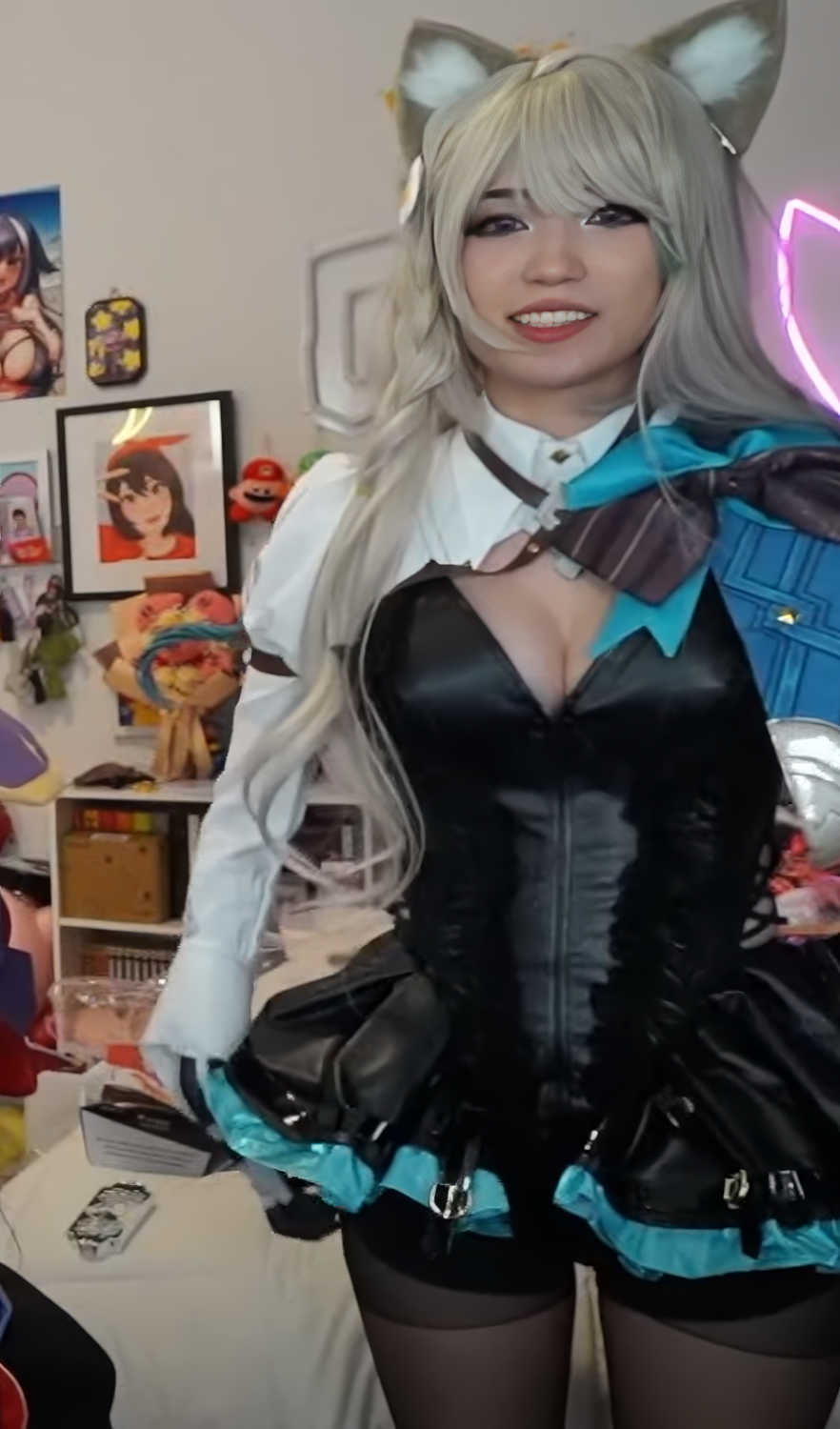 Sexy Asian Brunette Gamer Girl Emi Ready To Play 71