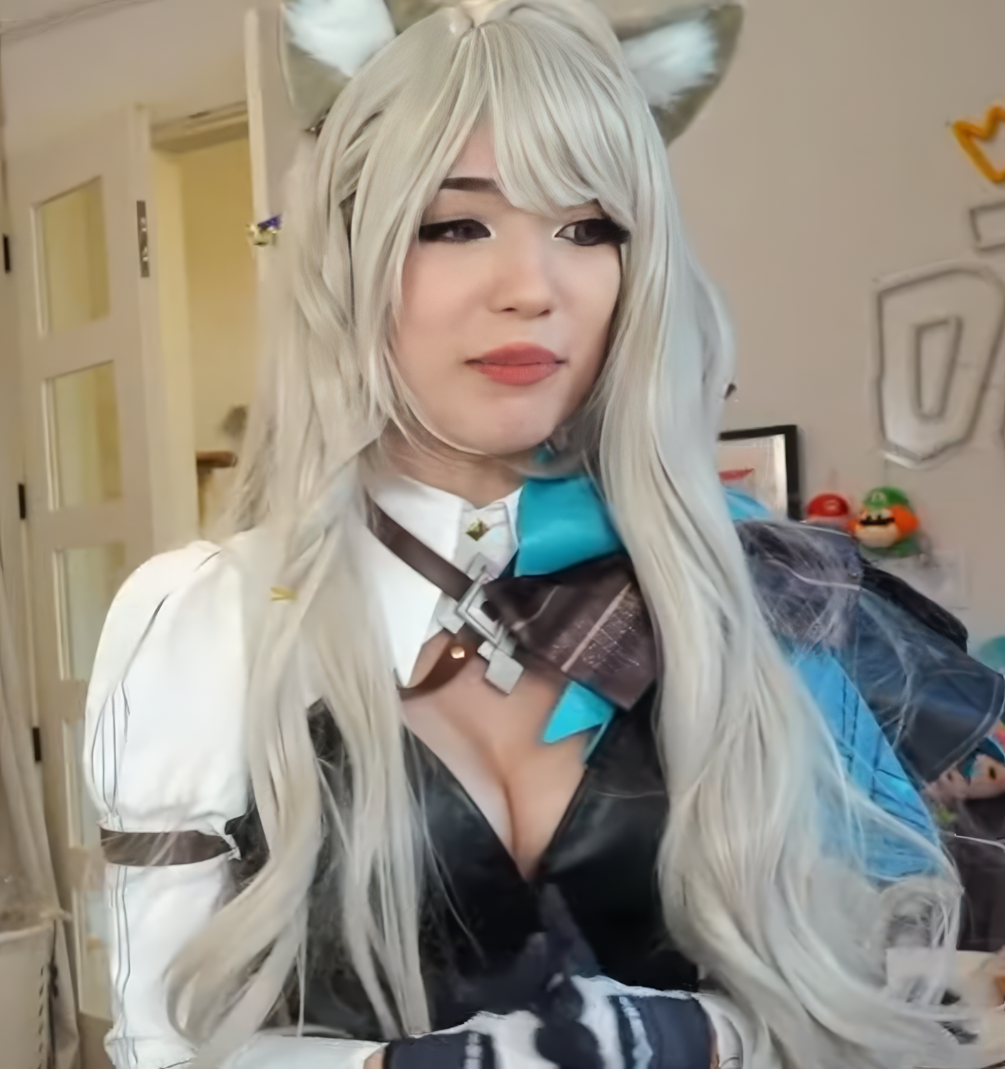 Sexy Asian Brunette Gamer Girl Emi Ready To Play 72