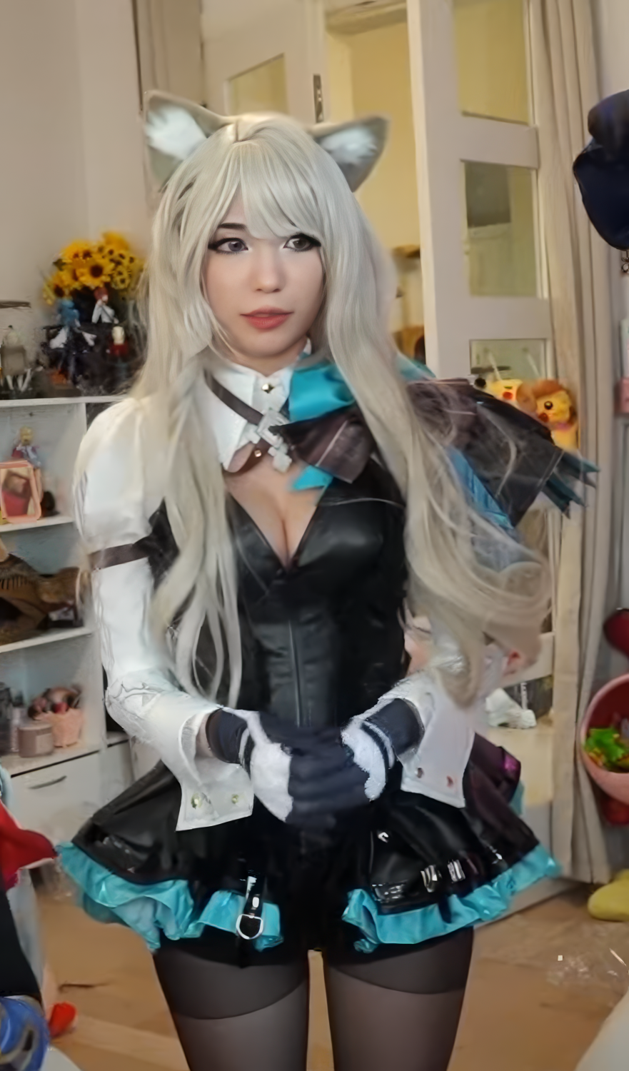 Sexy Asian Brunette Gamer Girl Emi Ready To Play 73
