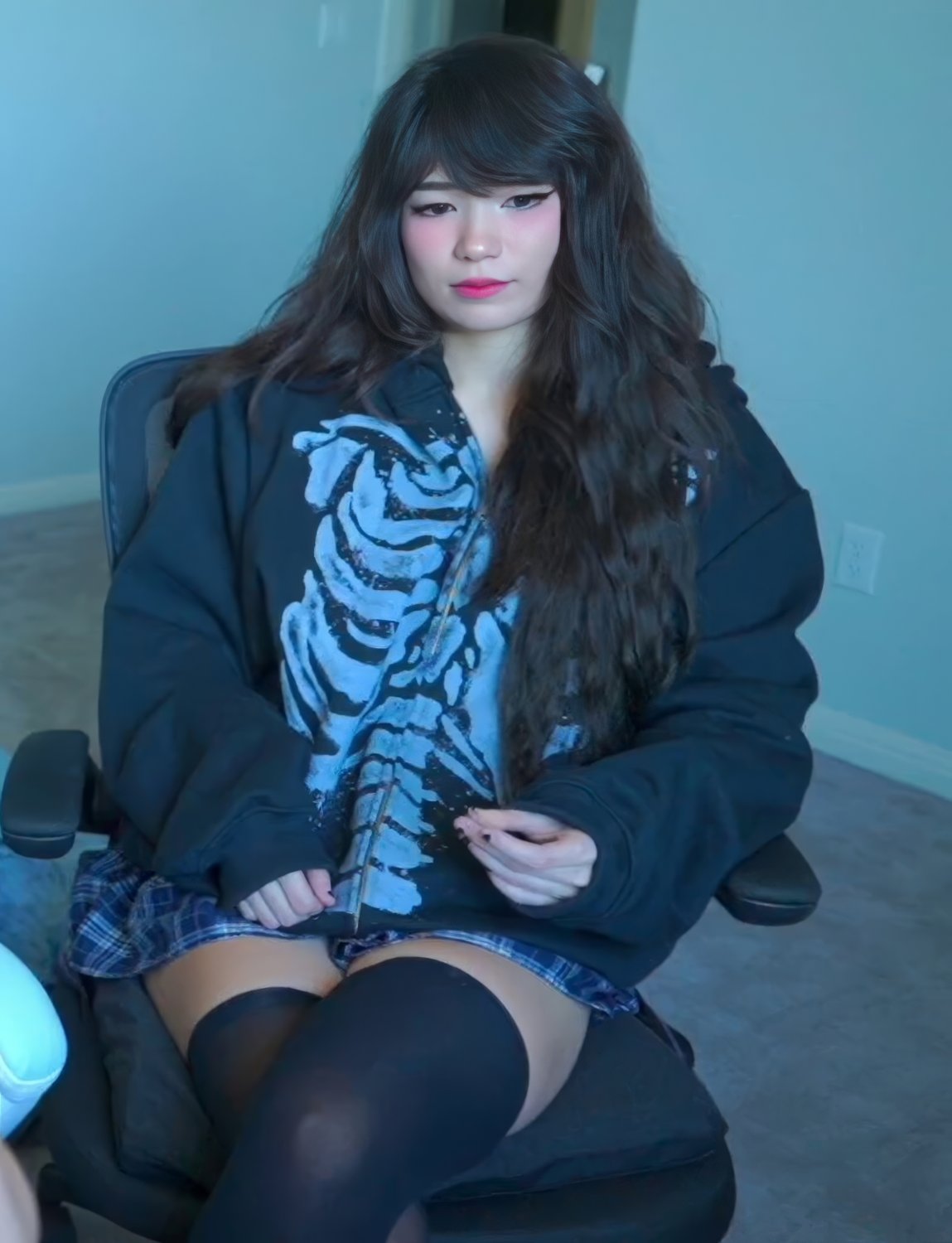 Sexy Asian Brunette Gamer Girl Emi Ready To Play 77