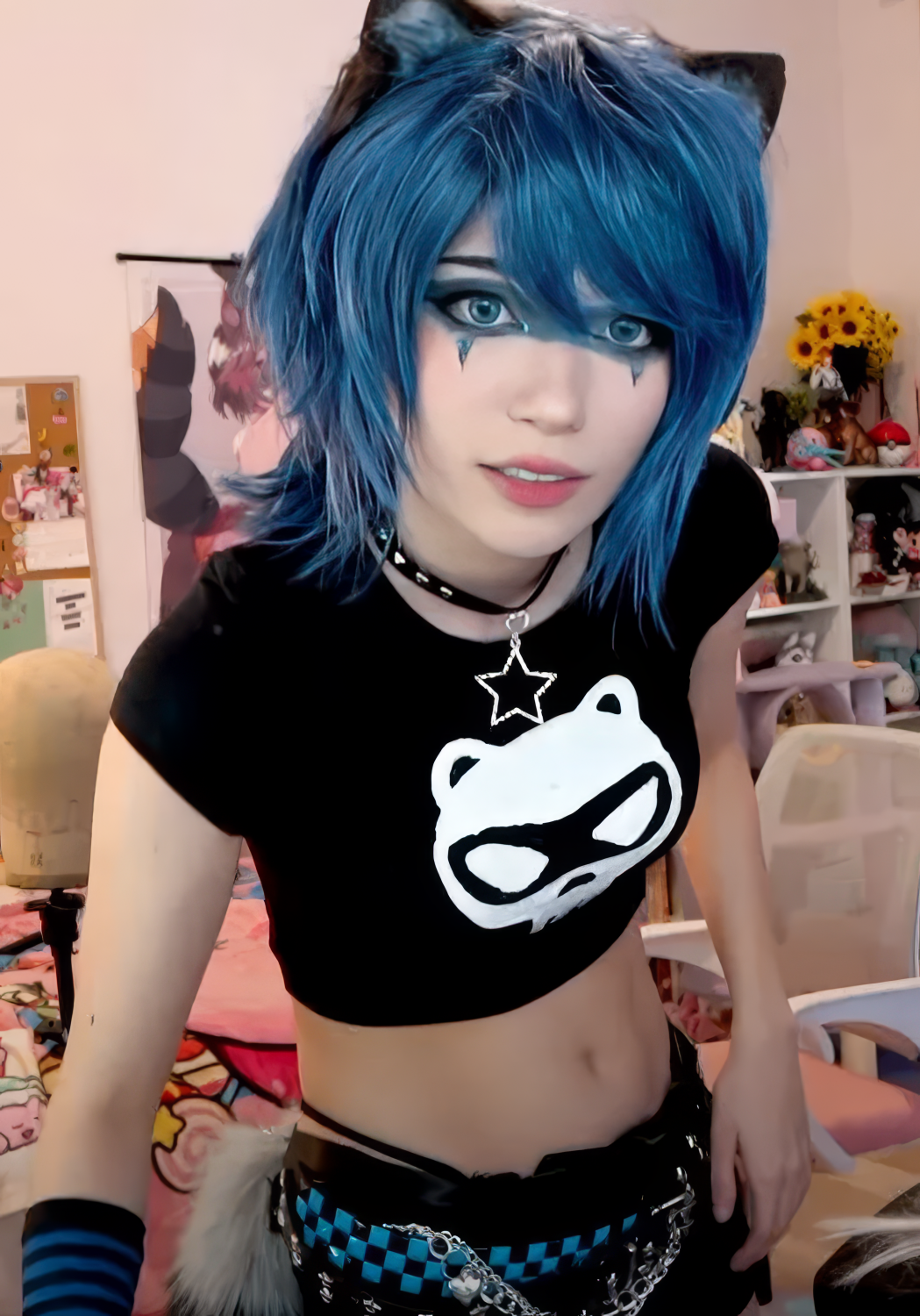 Sexy Asian Brunette Gamer Girl Emi Ready To Play 87