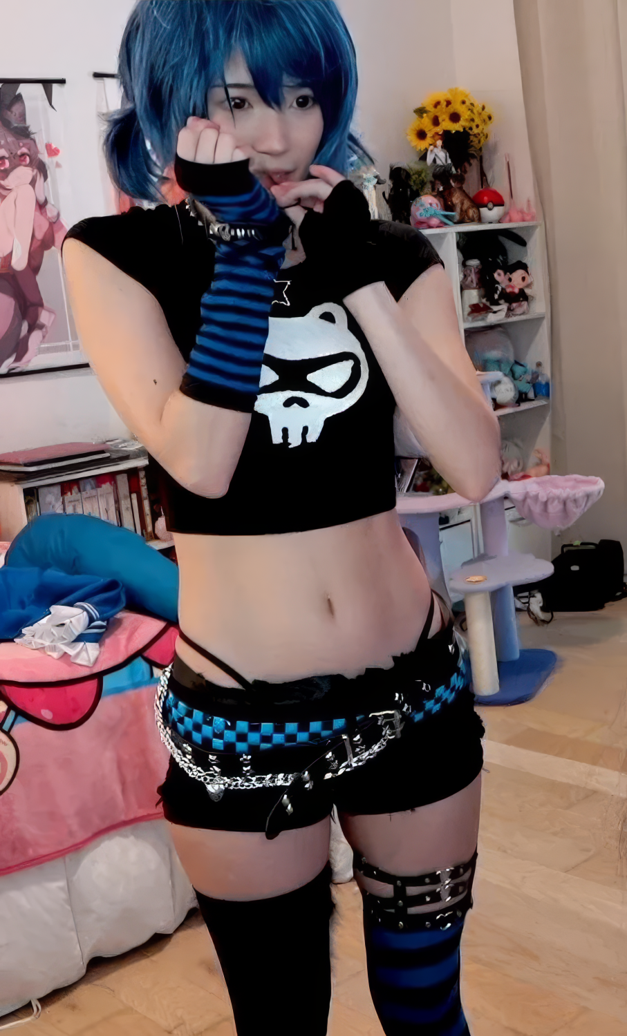 Sexy Asian Brunette Gamer Girl Emi Ready To Play 89