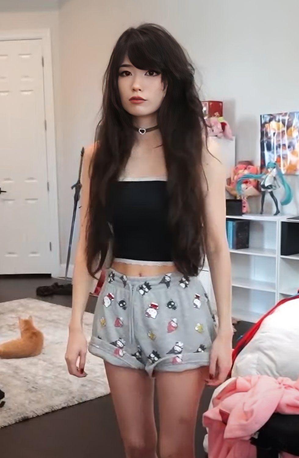 Sexy Asian Brunette Gamer Girl Emi Ready To Play 94