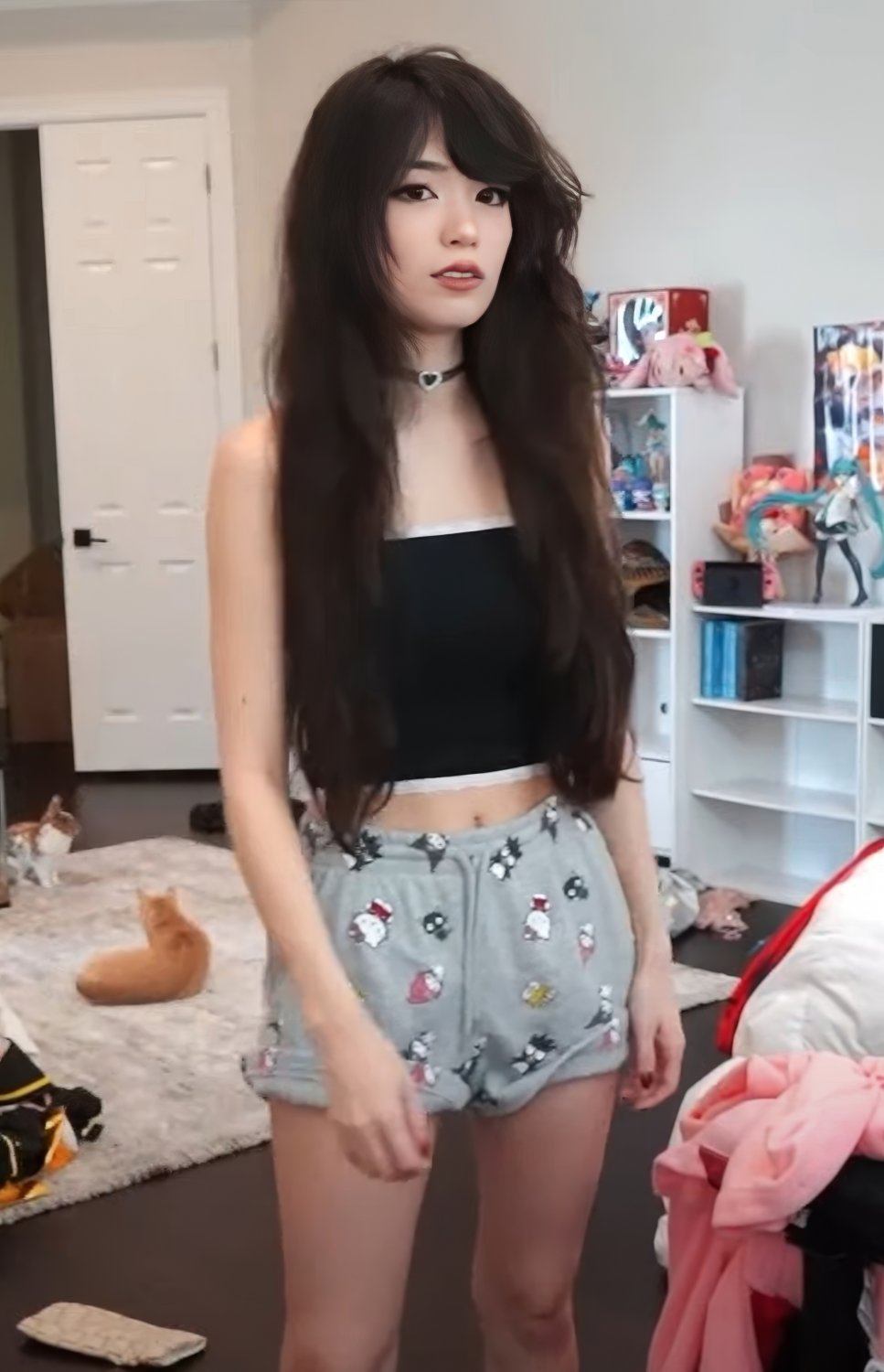 Sexy Asian Brunette Gamer Girl Emi Ready To Play 96