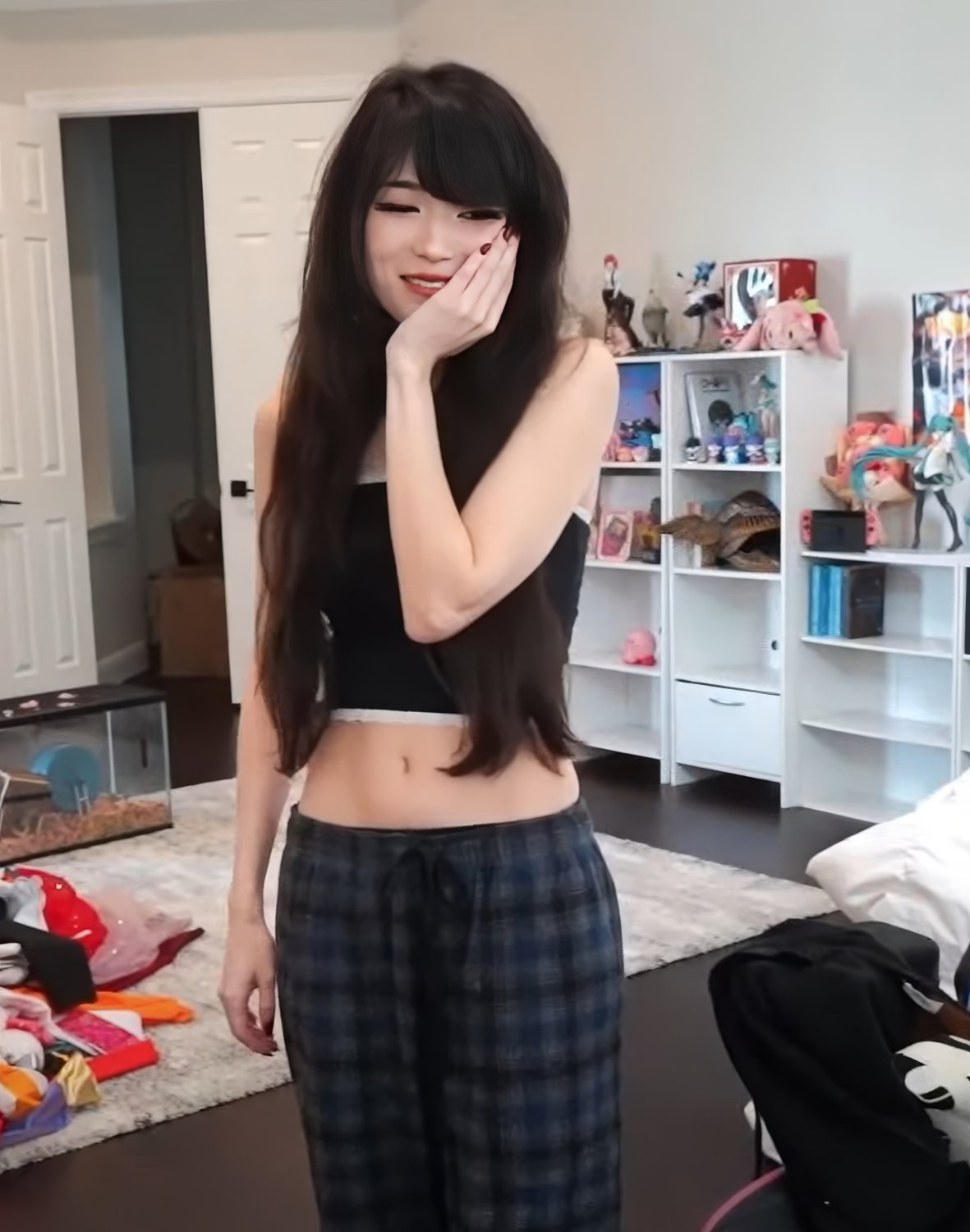 Sexy Asian Brunette Gamer Girl Emi Ready To Play 97
