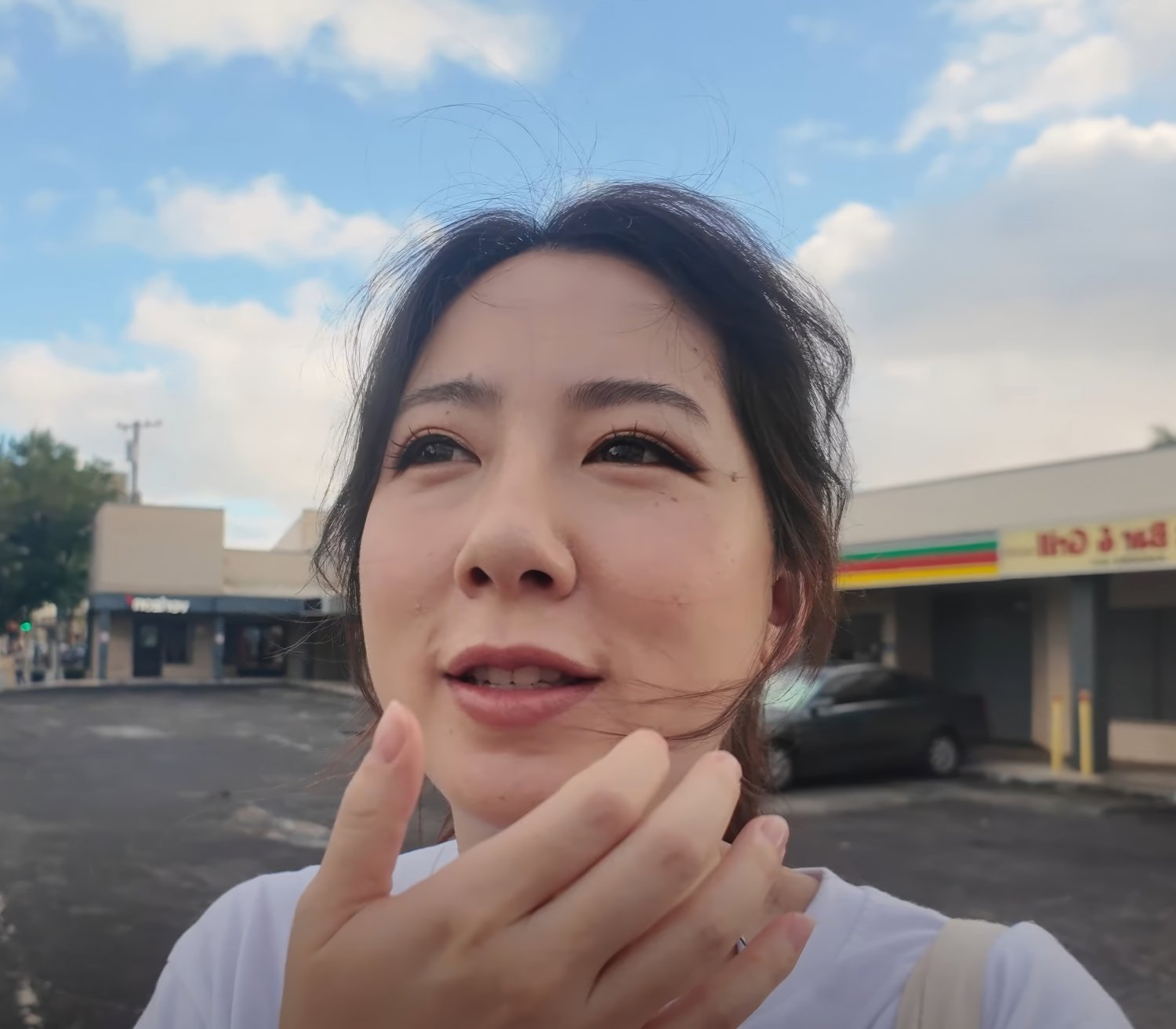 Long-Haired Asian Cutie Fuslie Teases In Amateur Clip 43
