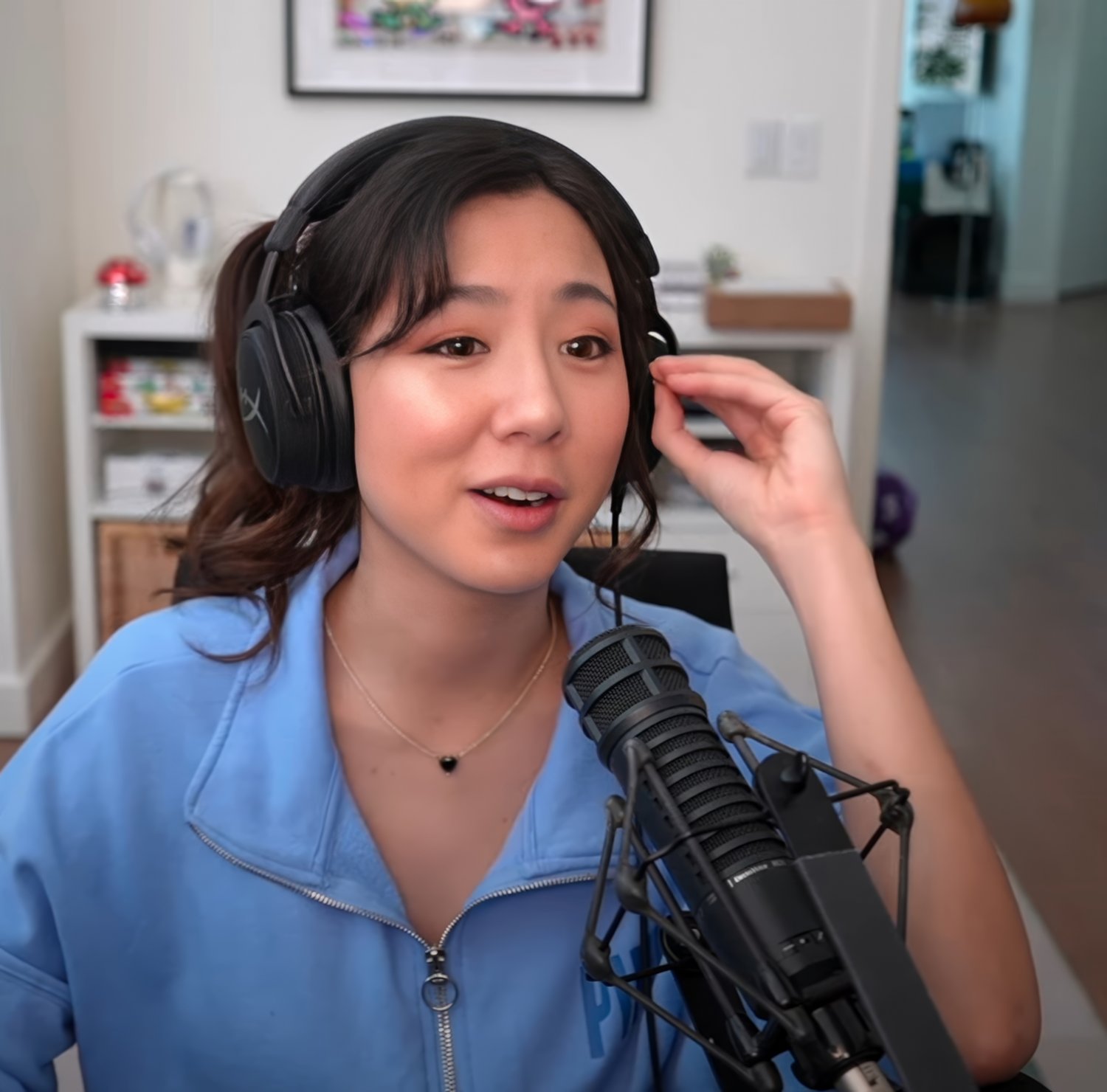 Long-Haired Asian Cutie Fuslie Teases In Amateur Clip 62
