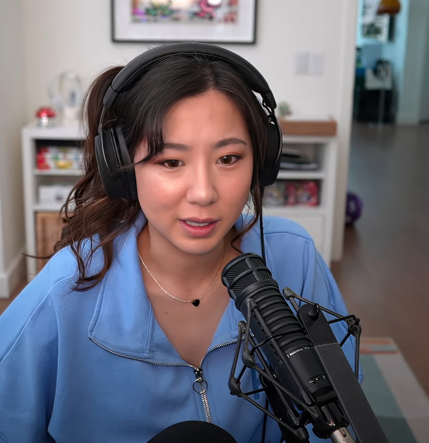 Long-Haired Asian Cutie Fuslie Teases In Amateur Clip 72