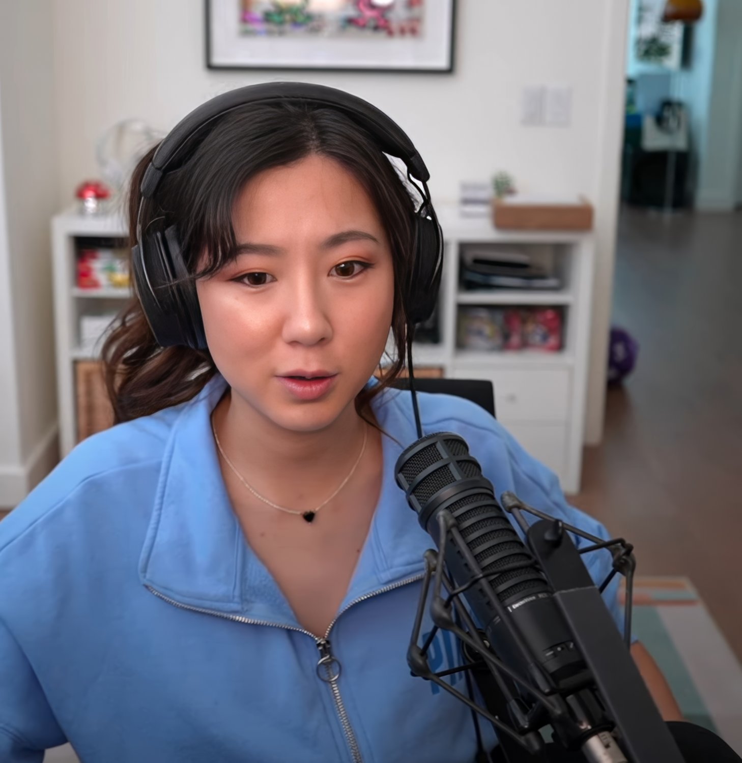Long-Haired Asian Cutie Fuslie Teases In Amateur Clip 73
