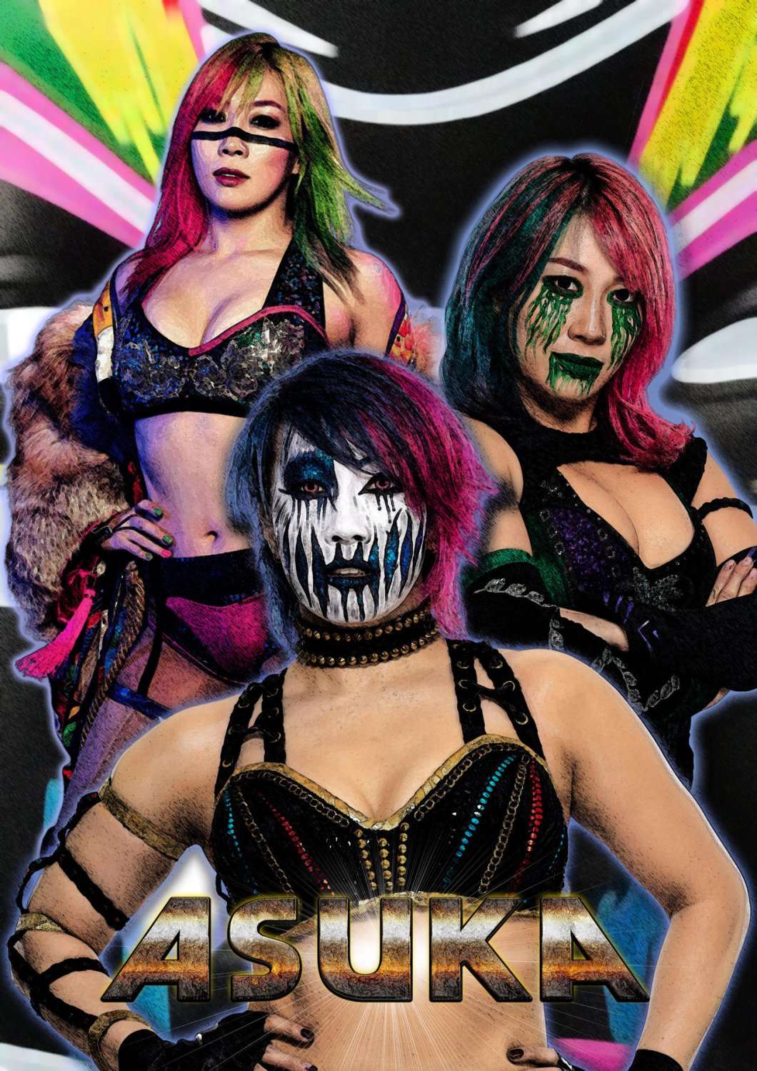 💦 Stasera mi masturberò e sborrerò come un pervertito con "Asuka" della WWE! 💦 59