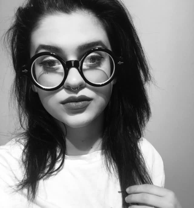 Nerdy Novinha With Glasses Leaked In Private Play 6
