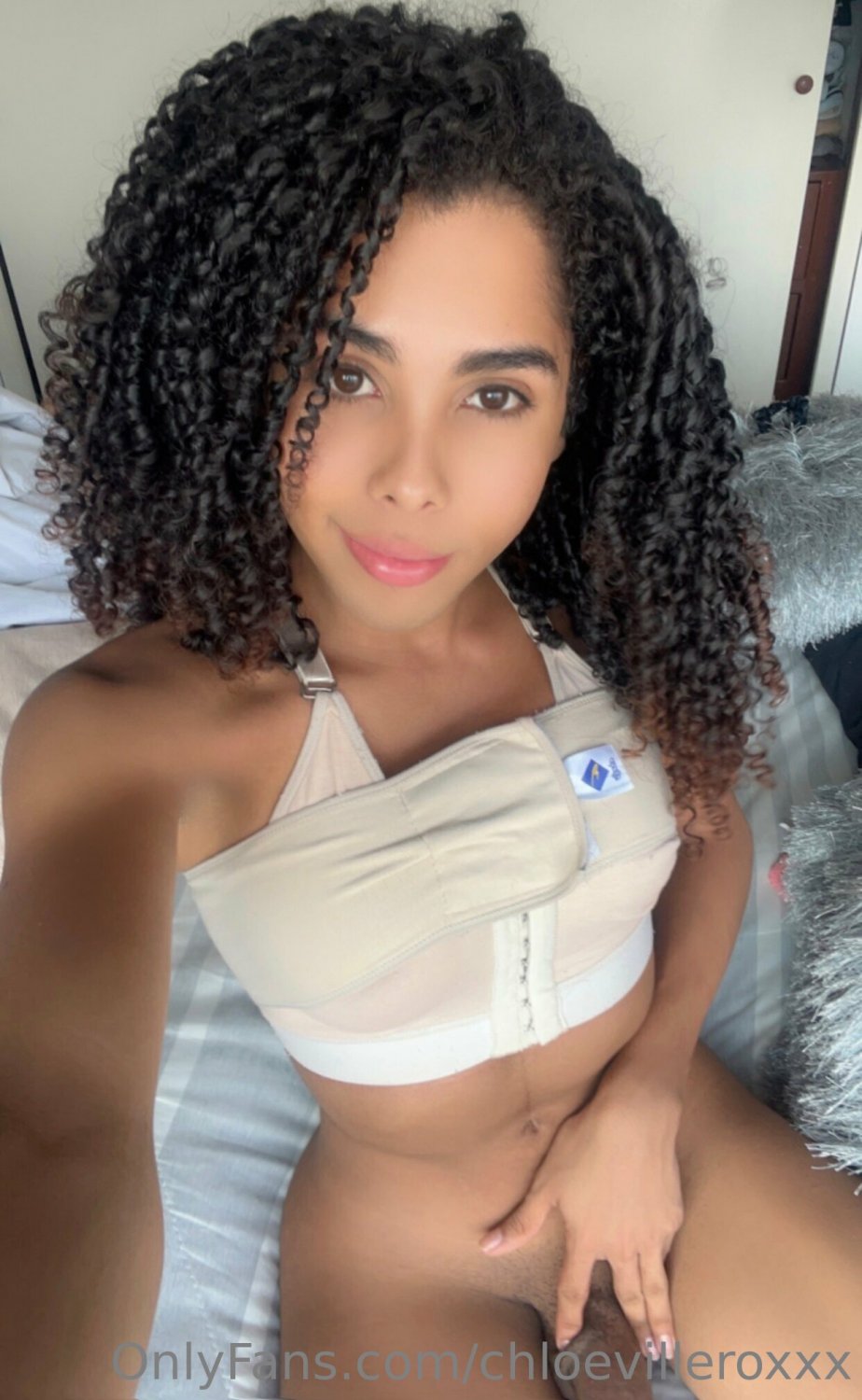 Curly-Haired Trans TS 228 in Hot Fuck 30