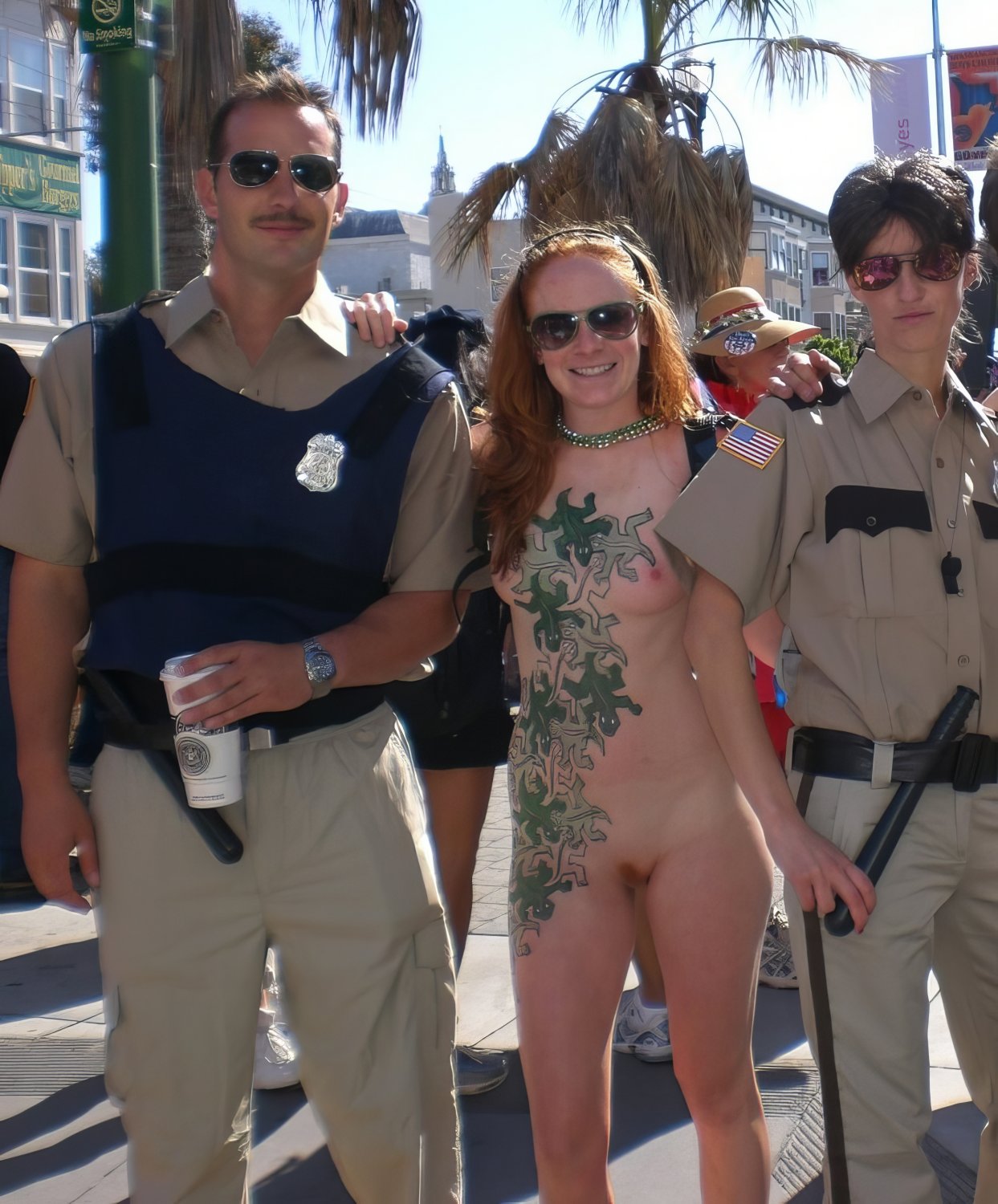 Naughty Redhead Sophie Naked Outdoors And Teasing 3