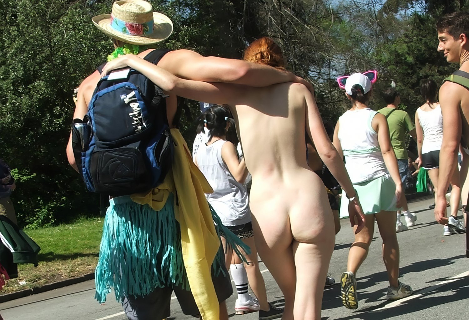Naughty Redhead Sophie Naked Outdoors And Teasing 7