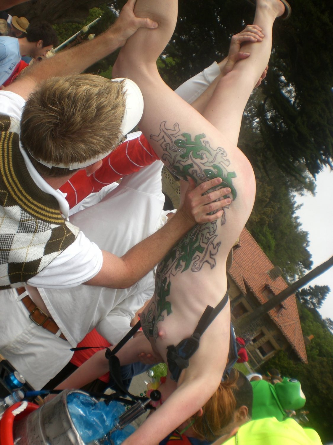 Naughty Redhead Sophie Naked Outdoors And Teasing 10