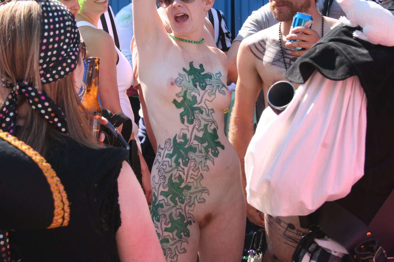 Naughty Redhead Sophie Naked Outdoors And Teasing 22