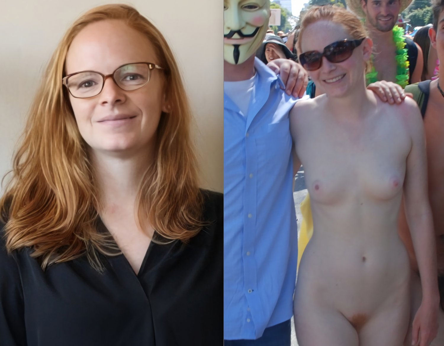 Naughty Redhead Sophie Naked Outdoors And Teasing 51