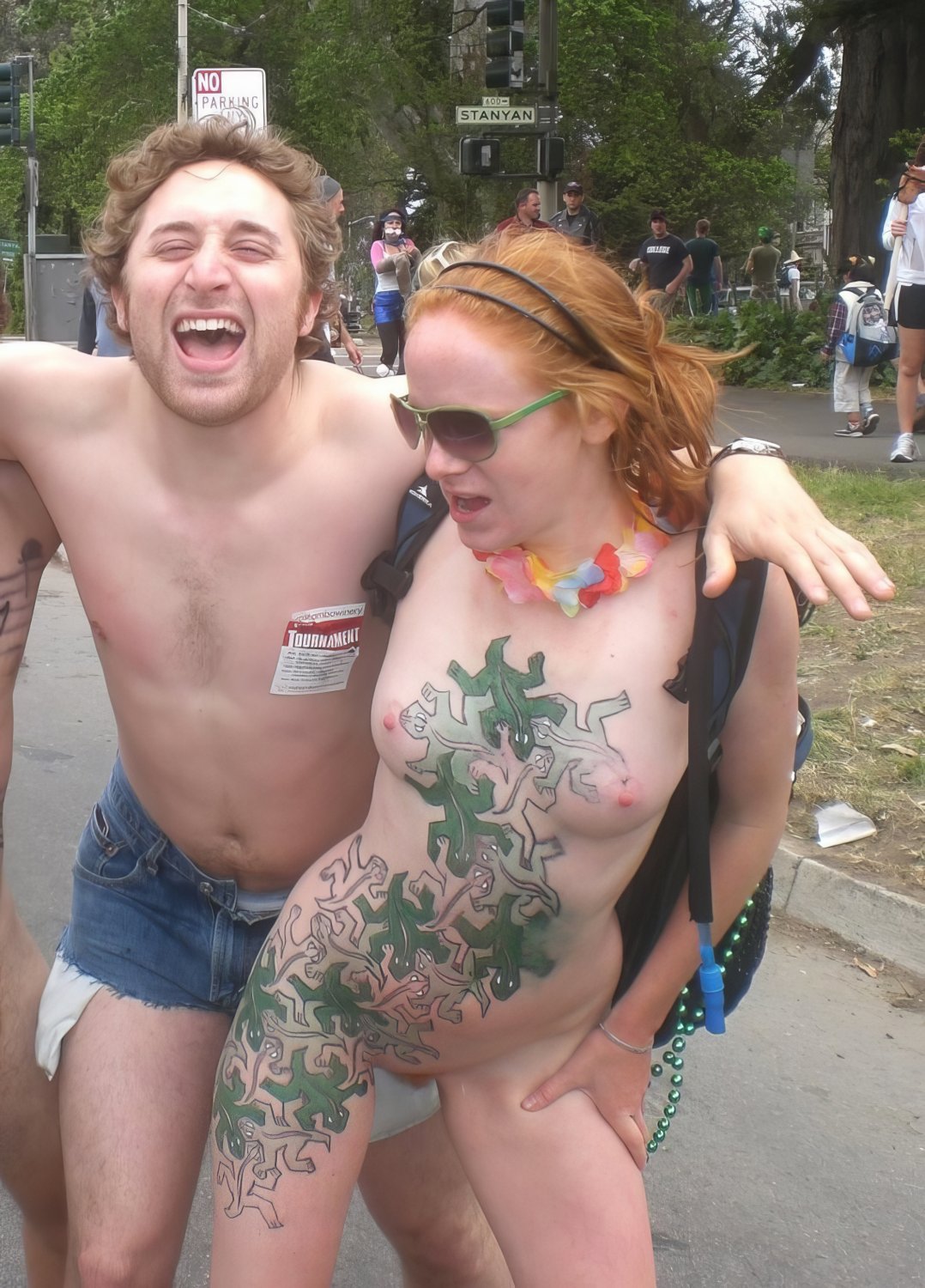 Naughty Redhead Sophie Naked Outdoors And Teasing 61