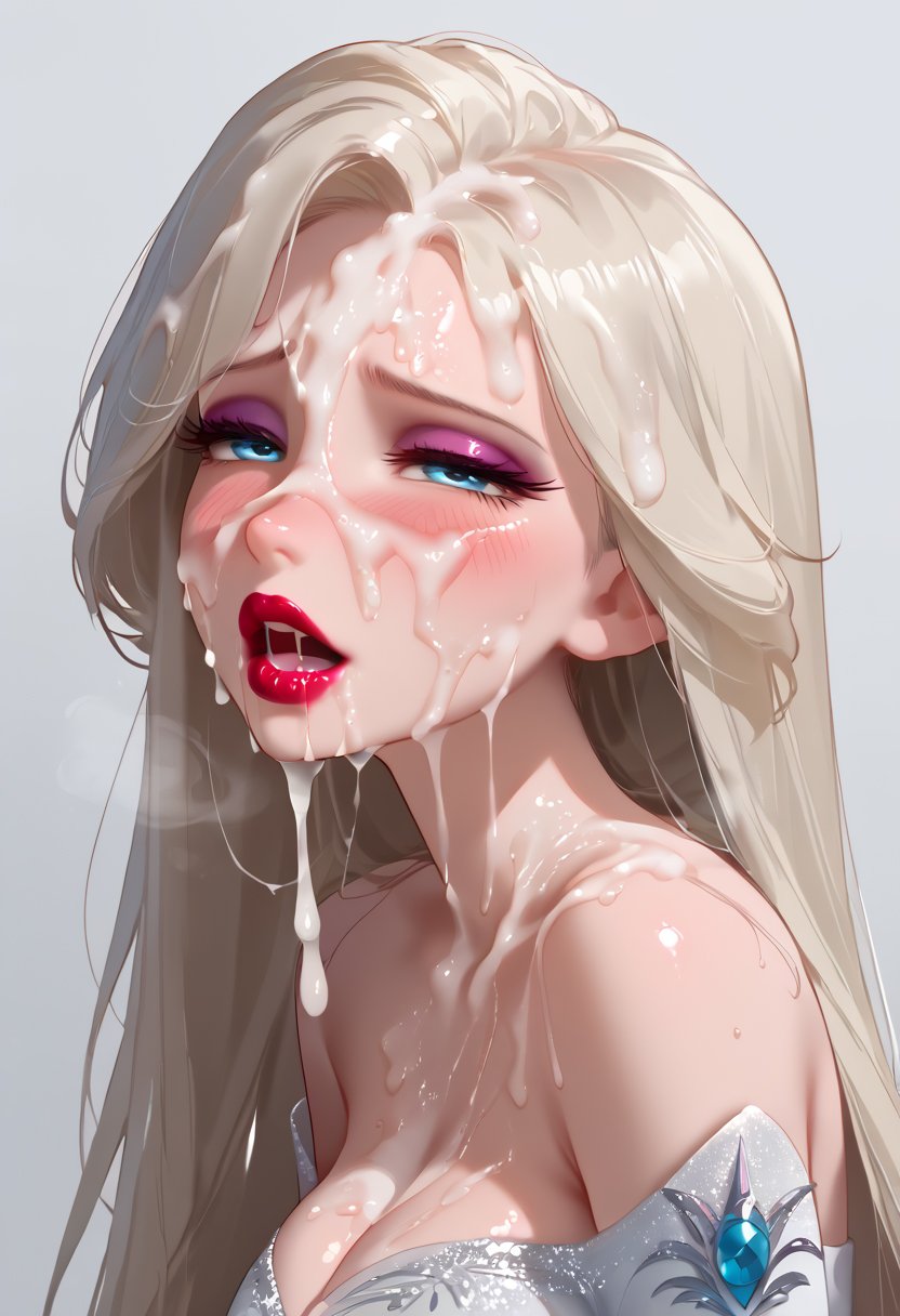 Qui a mis le "Let it Go" dans la bouche et le visage d'Elsa ?!? 8