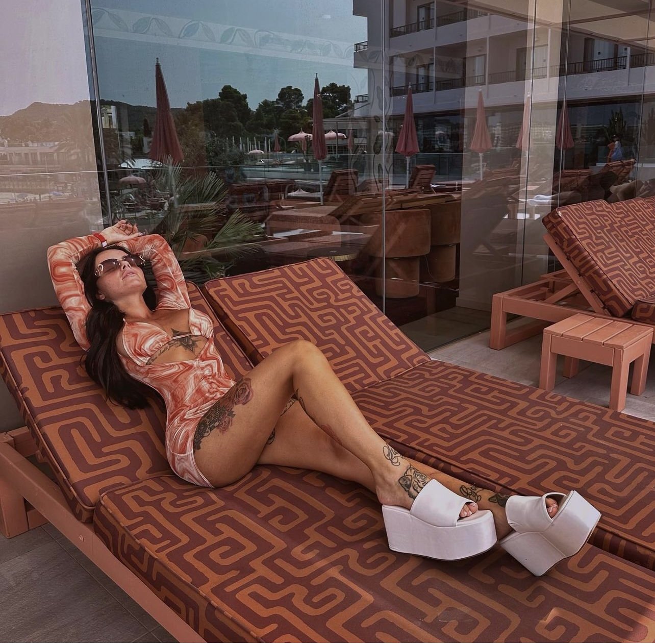 Tattooed Milf In Bikini Showing Off Her Perfect Curves 45