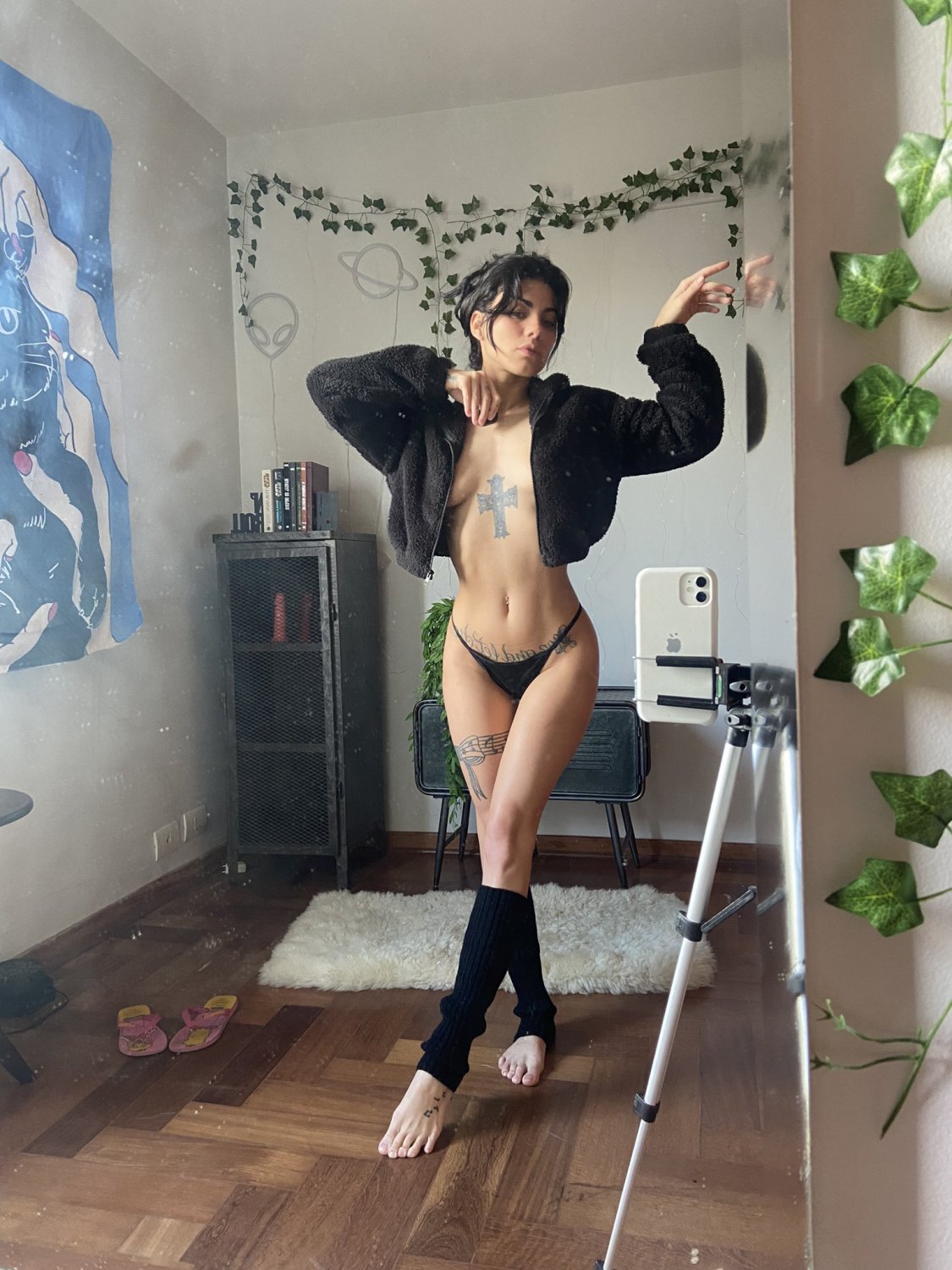 Morgana Milf In Lingerie Begging For Cumshots On Her Tits ???????? 13