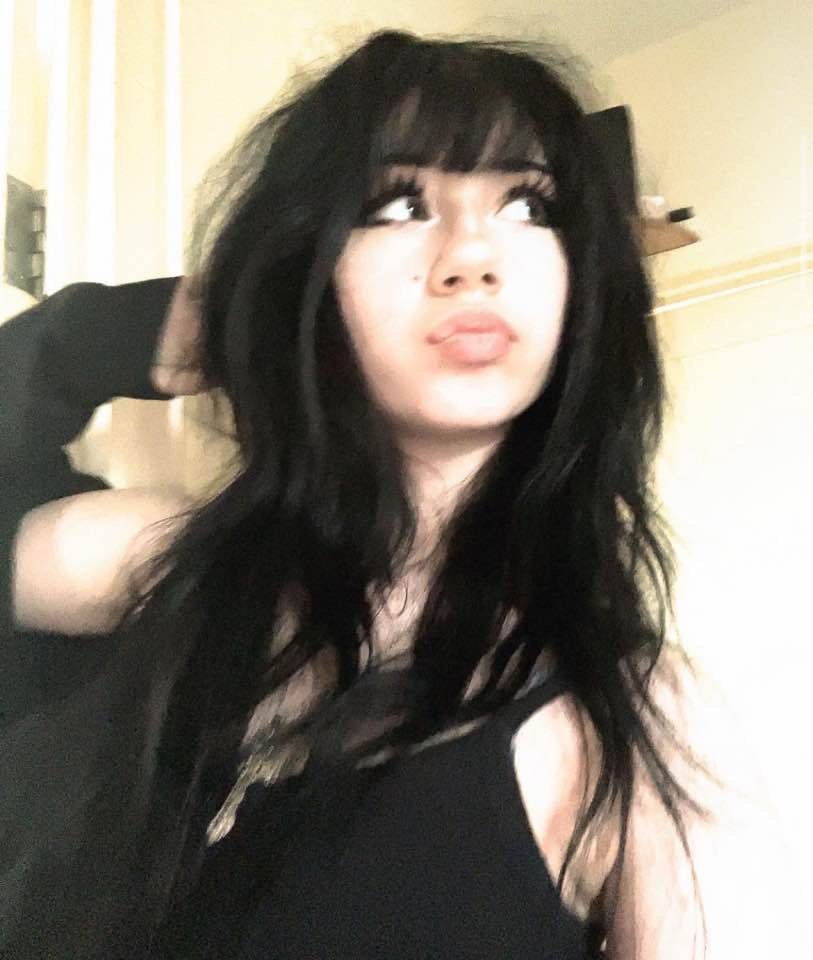Cute Goth Girl Teasing With Her Pierced Nipples And Tight Body 11