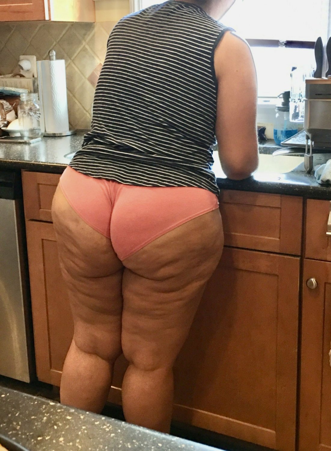 Big Booty Babe Shows Off Her Favorite Panties and Tight Ass 15