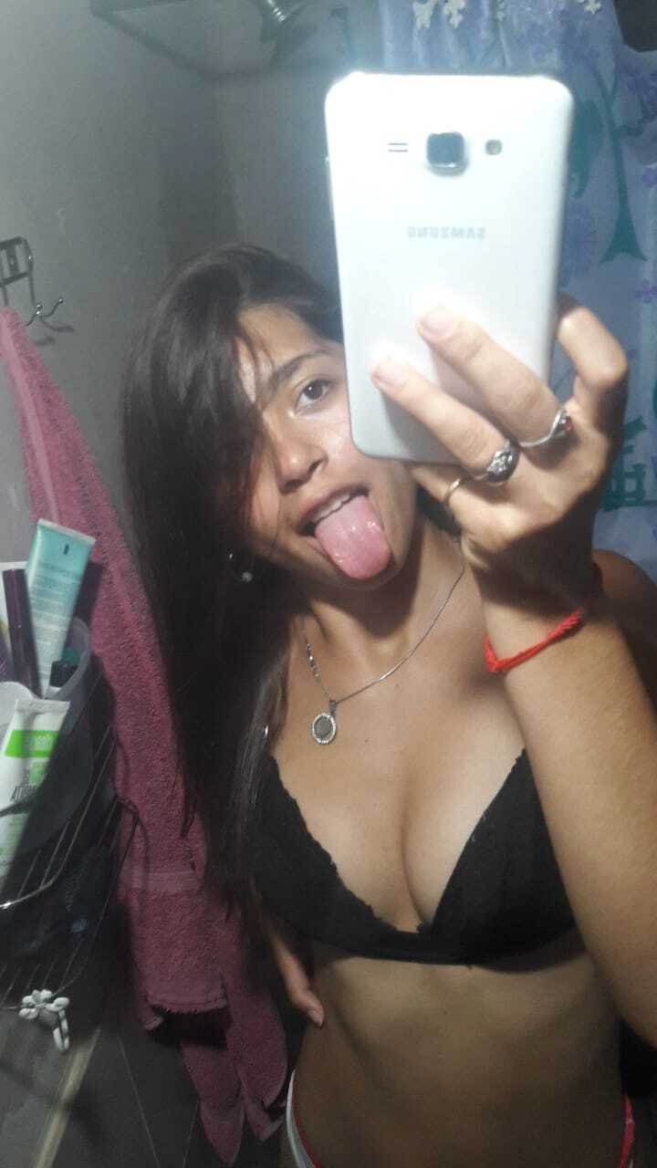 Barely Legal Sweetheart Strips Completely Nude and Shows Off That Tight Body 36