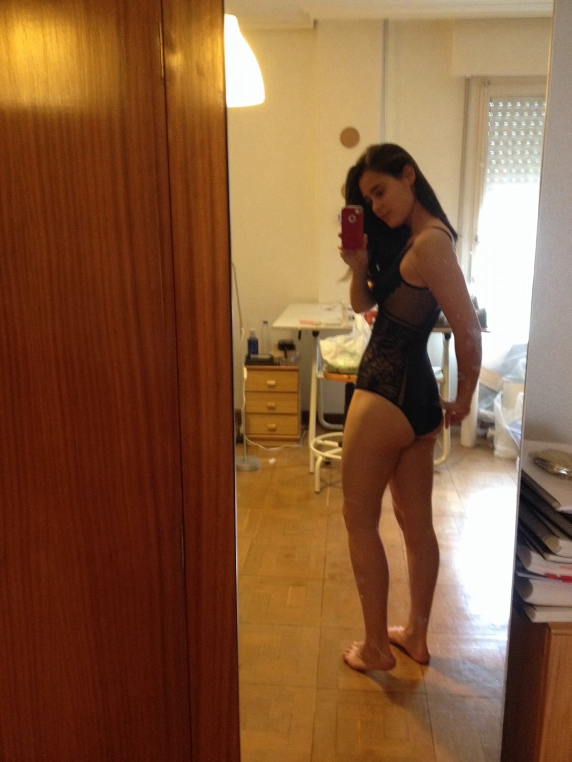 Amateur Girl Takes Facial In Naughty Selfie Session 7