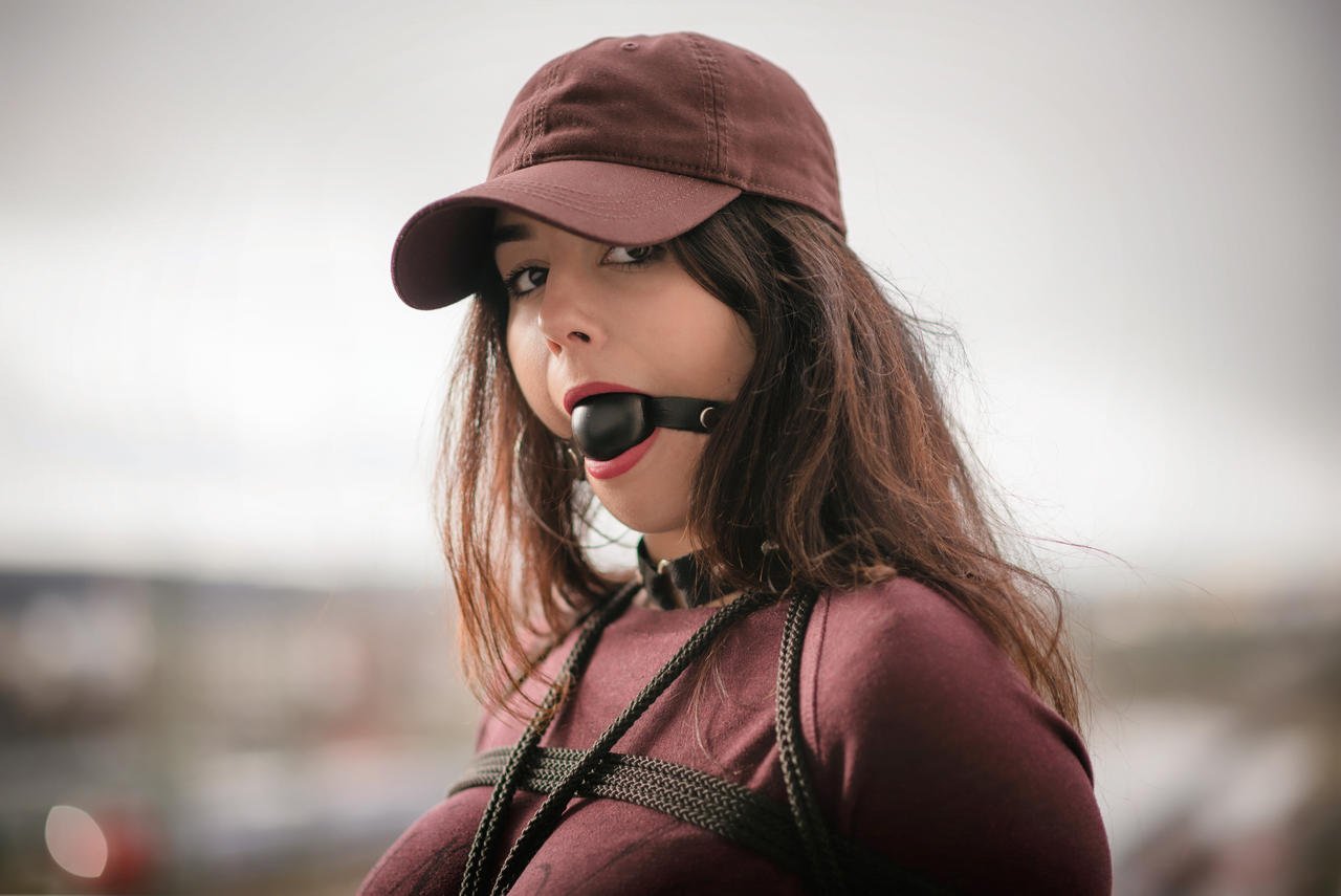 German BDSM Floozy Julia Loves Being Gagged And Tied Up 1