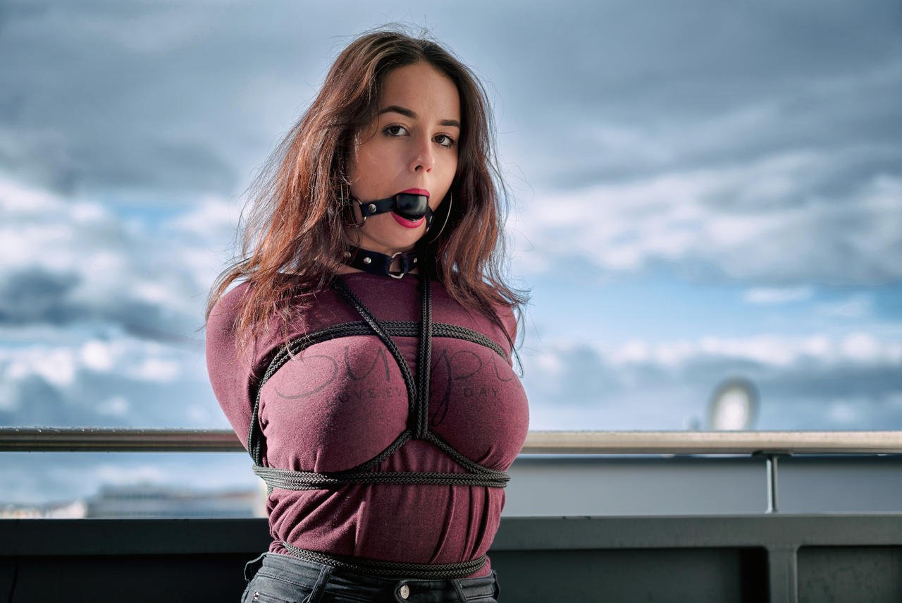 German BDSM Floozy Julia Loves Being Gagged And Tied Up 2