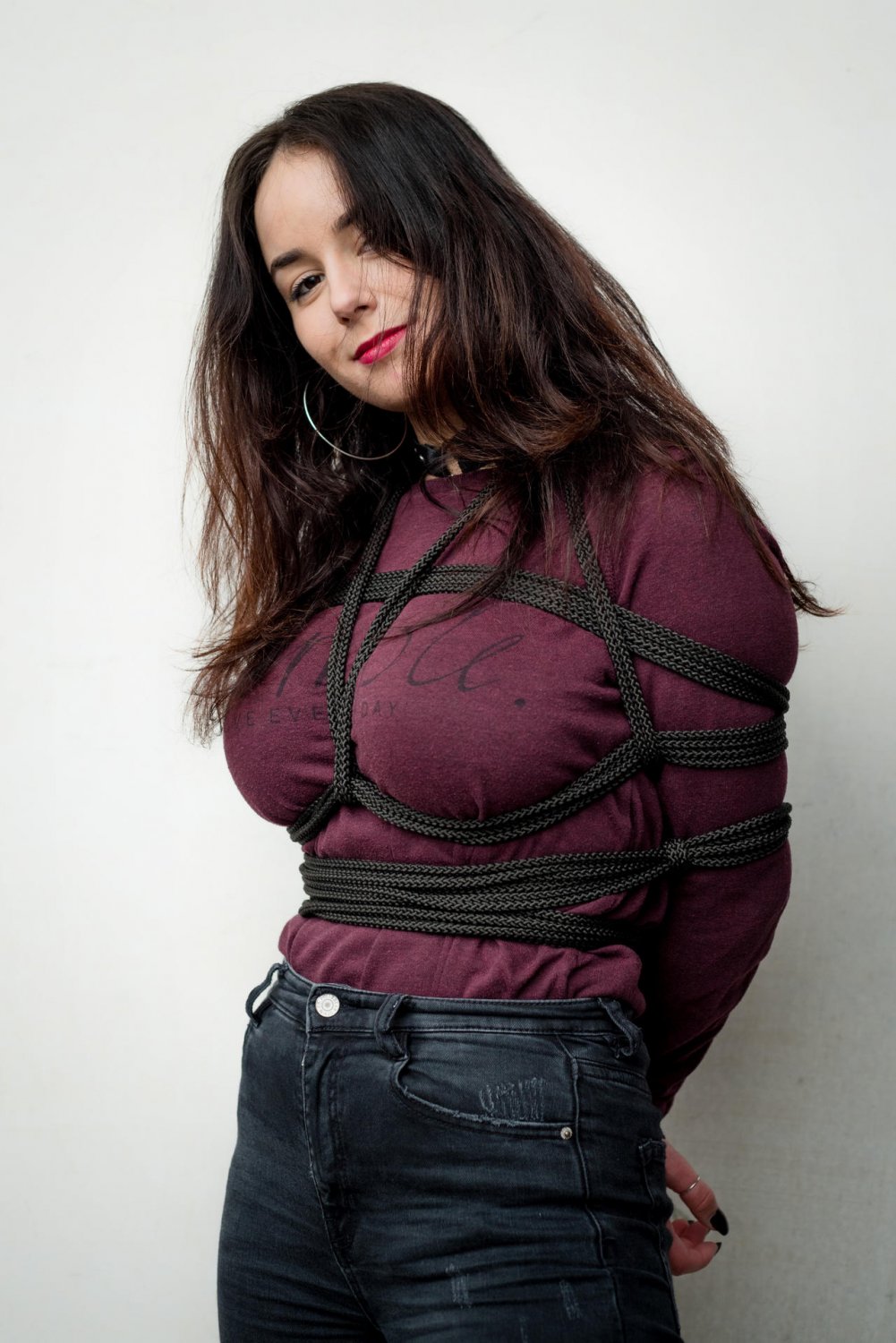 German BDSM Floozy Julia Loves Being Gagged And Tied Up 5