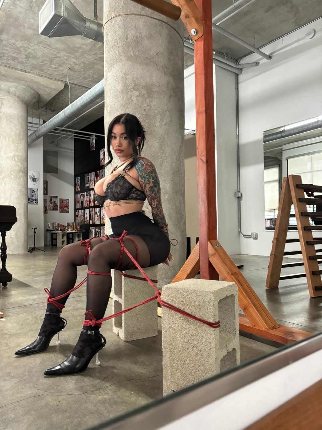 Stripper Bimbo Turned Into Gagged Wife And Facialed In BDSM 16