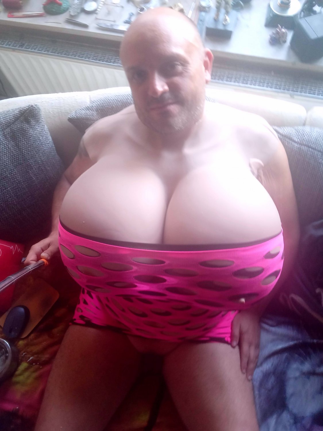 Thorsten Eikemper Turns His Massive-Titted Sissy Slave Into A German BDSM Toy 8
