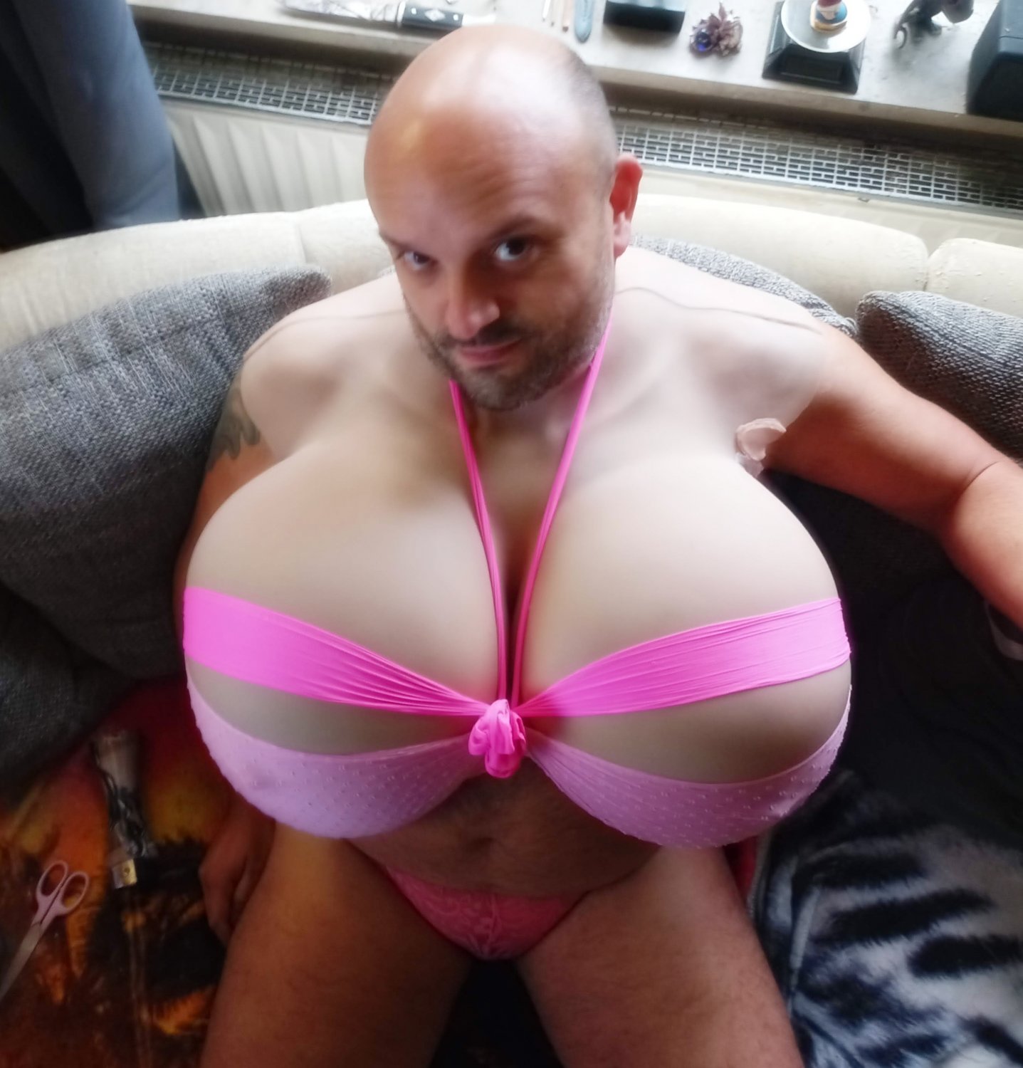 Thorsten Eikemper Turns His Massive-Titted Sissy Slave Into A German BDSM Toy 17