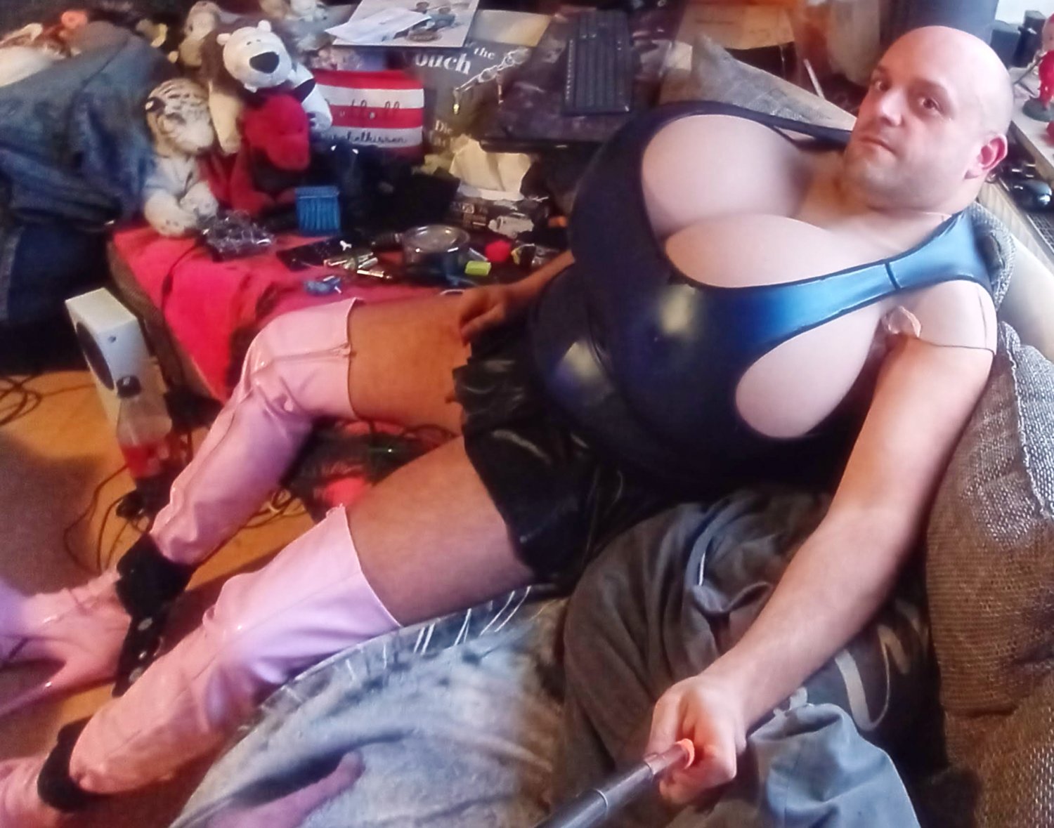Thorsten Eikemper Turns His Massive-Titted Sissy Slave Into A German BDSM Toy 25