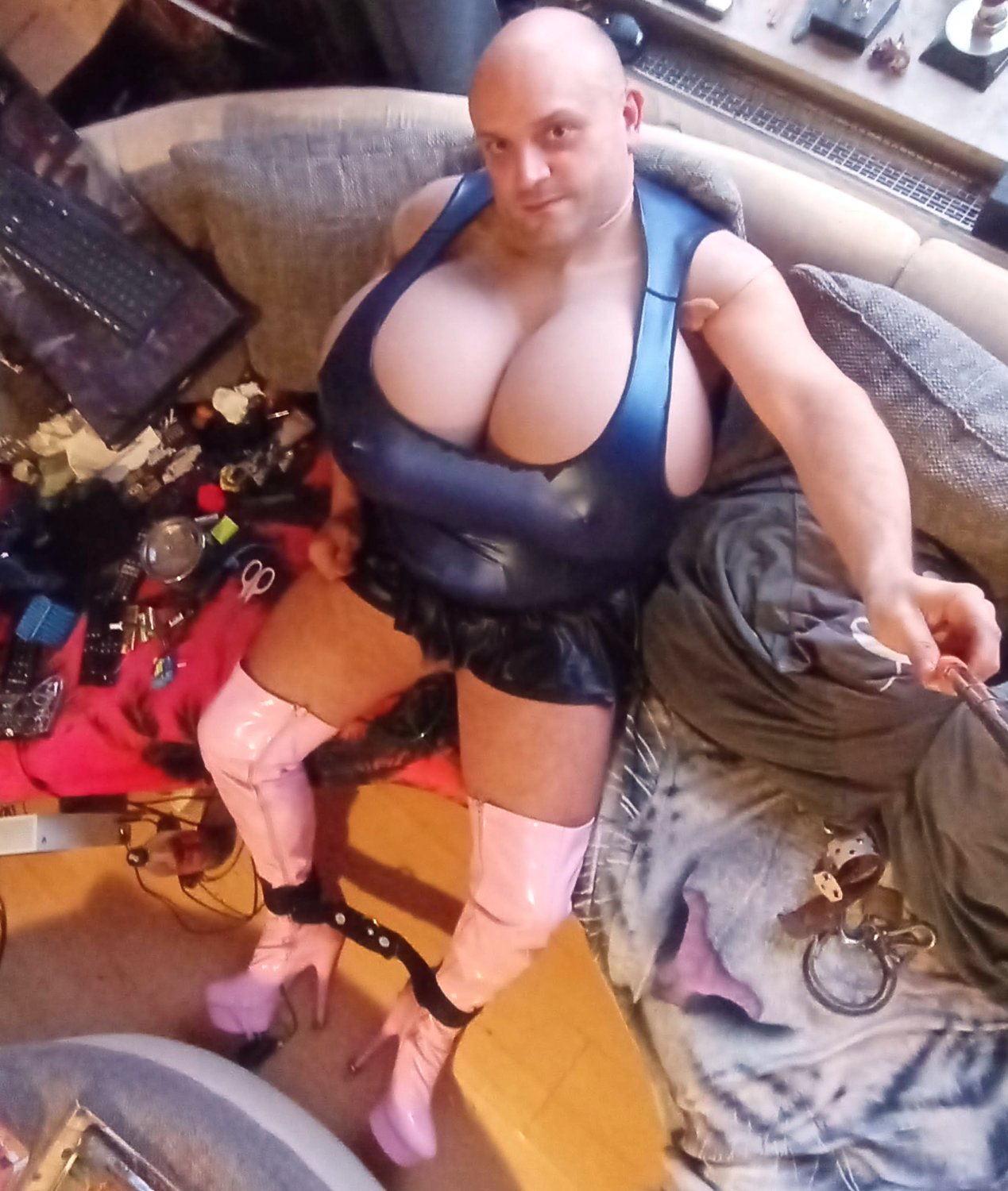 Thorsten Eikemper Turns His Massive-Titted Sissy Slave Into A German BDSM Toy 26