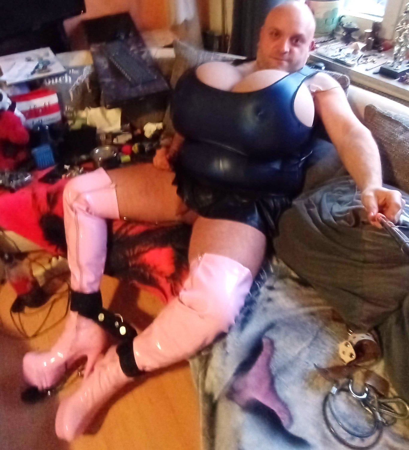 Thorsten Eikemper Turns His Massive-Titted Sissy Slave Into A German BDSM Toy 28